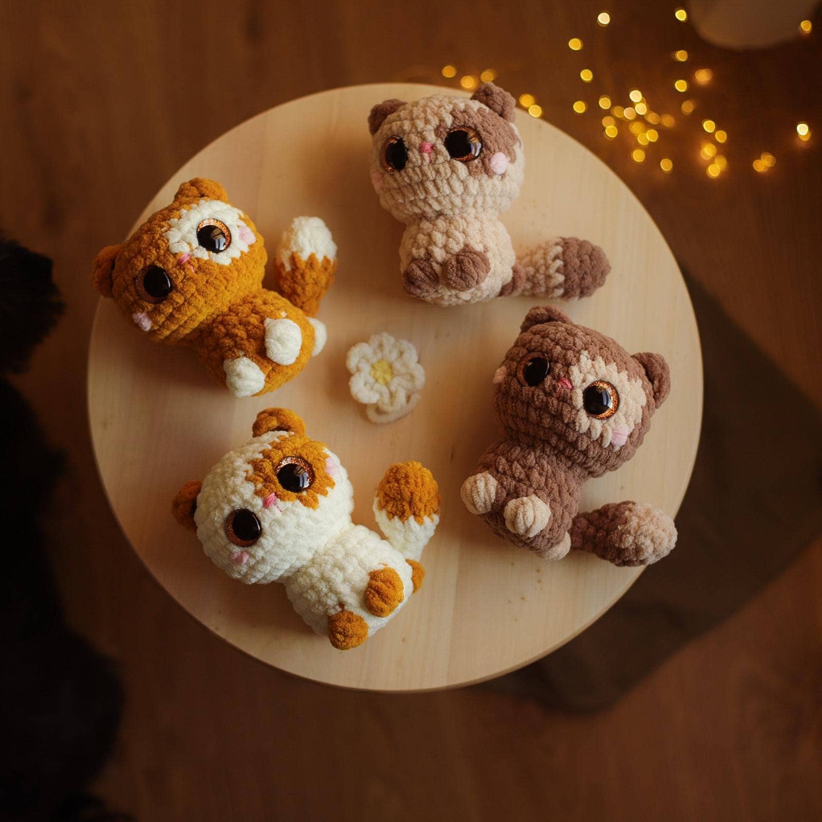 TOMOPOD LLC - Wholesale Stuffed/Plush Toy - Kids & Baby - Mini Kitten Crochet, Amigurumi Plushie, Cute Black Cat6