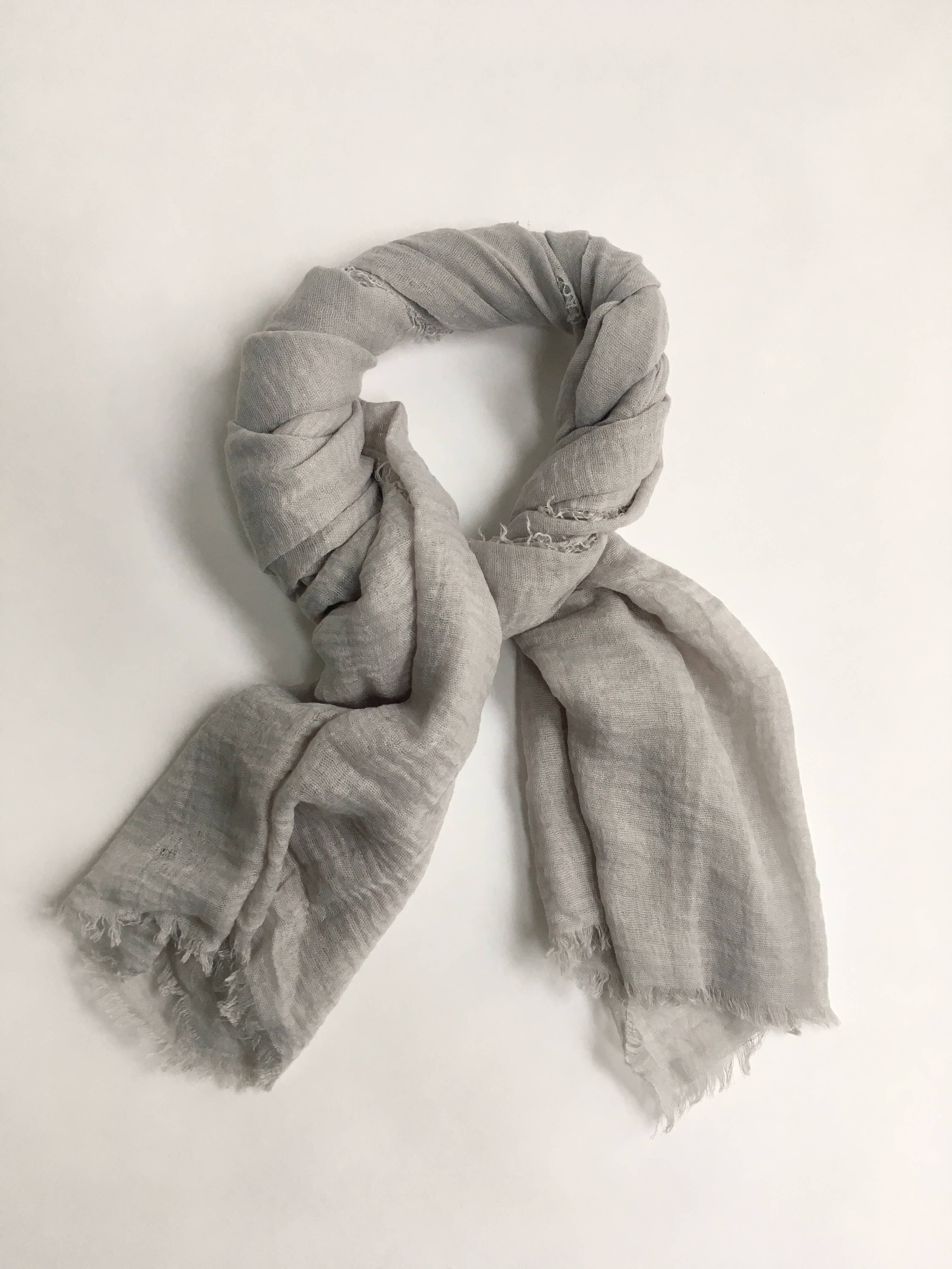 cariceprints… – Großhandel Schal – Damen – cariceprints... Handbedruckter Halstuch aus Leinenmix in Bea's Bee12