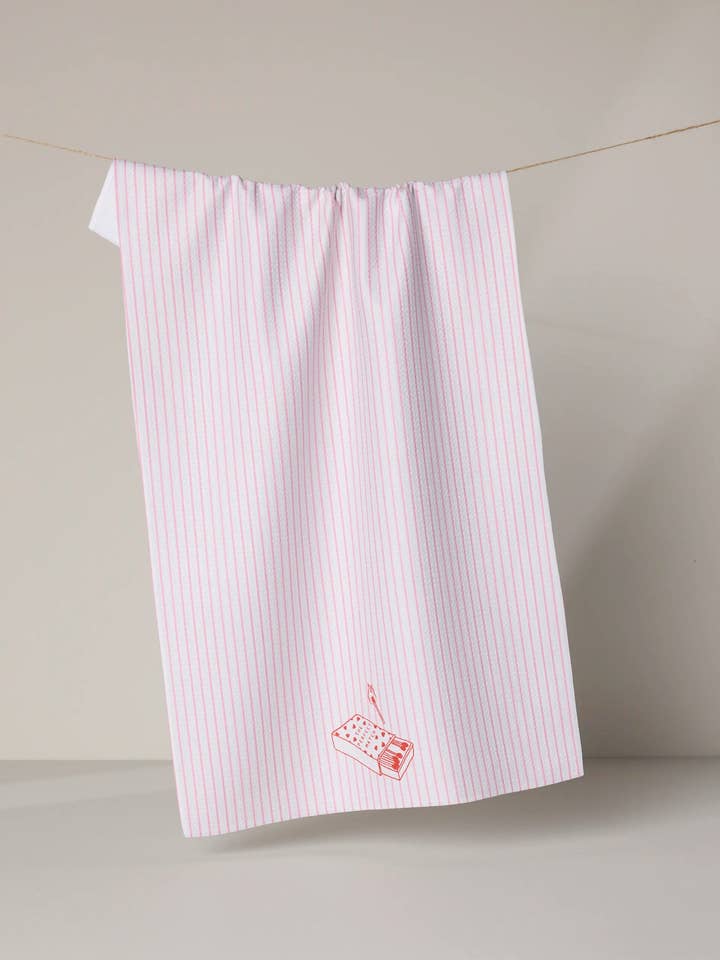 Perfect Match Tea Towel for wholesale by Geometry