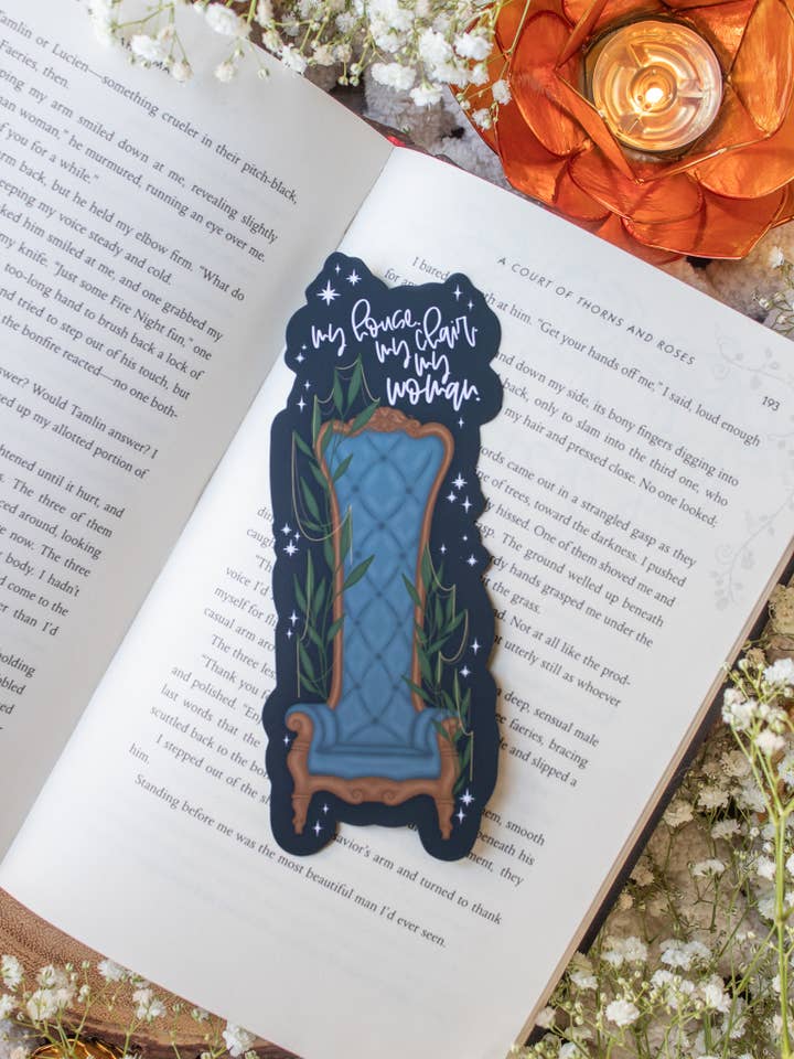 Fourth Wing Xaden's Throne Bookmark for wholesale by Meaggie Moos