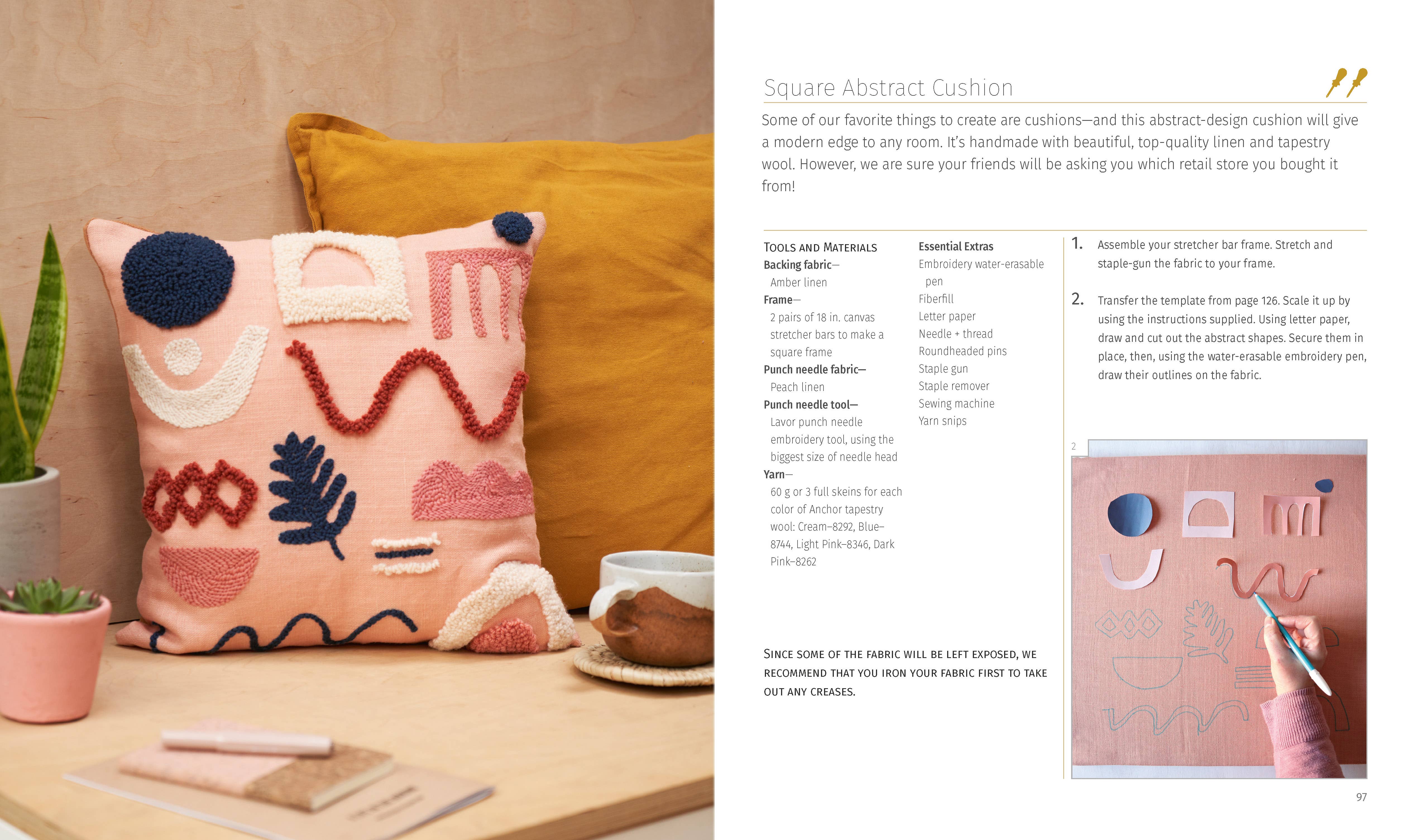 Schiffer Publishing – wholesale Bok om hantverk, hobbyer och gör-det-själv – Punchneedle: 15 moderna projekt7