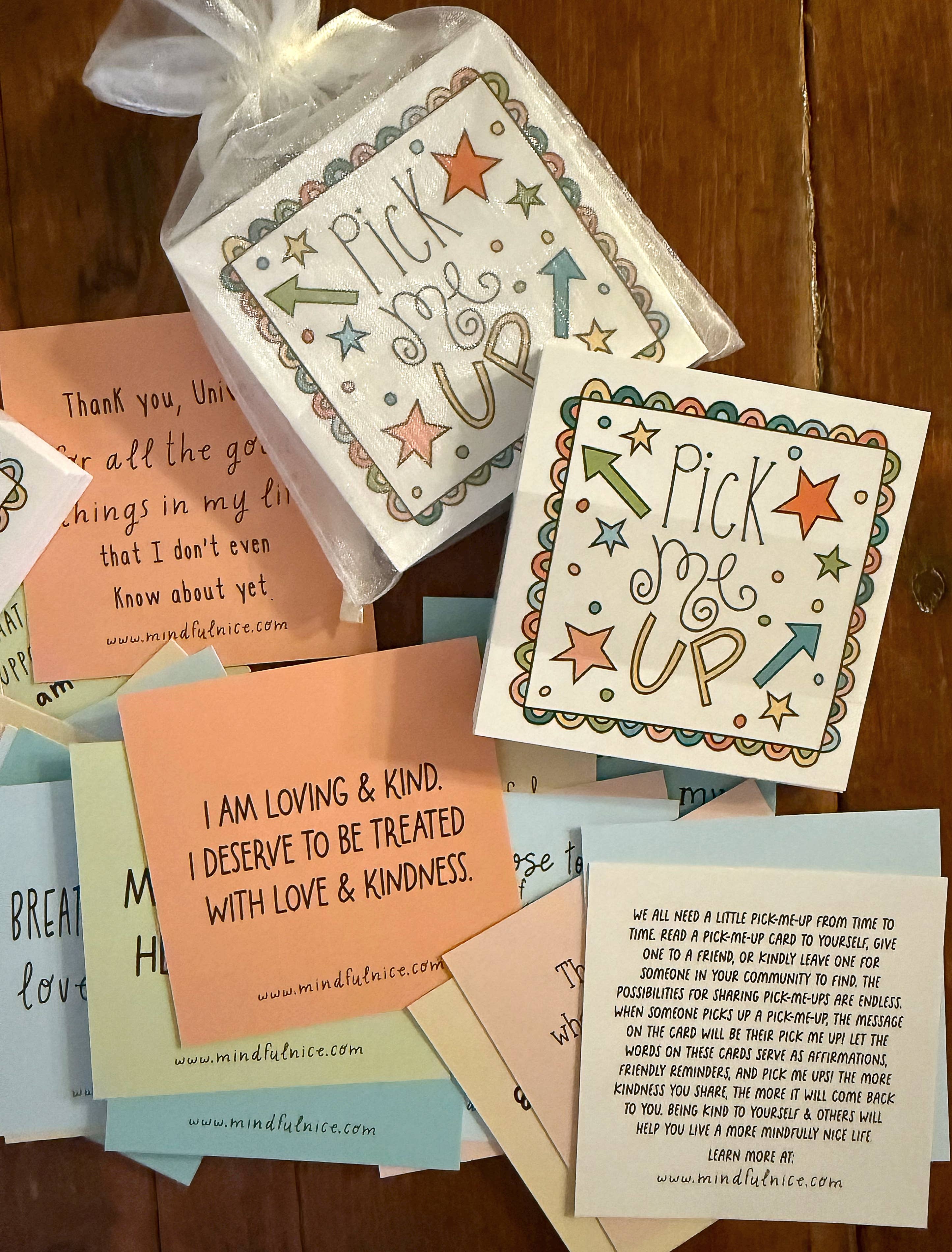 Mindfulnice - Wholesale Meditation Supplies - Pick Me Up Affirmation Cards for Mental Health & Wellness2