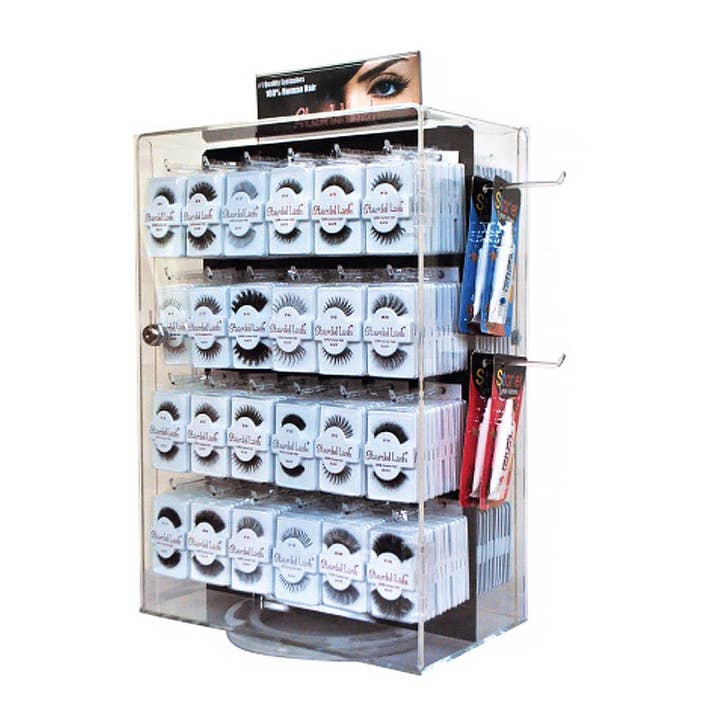 PINEAPPLE Beauty - Wholesale False/Fake Eyelashes - Stardel Lash STARDEL ACRYLICz Revolving Display SET- 480