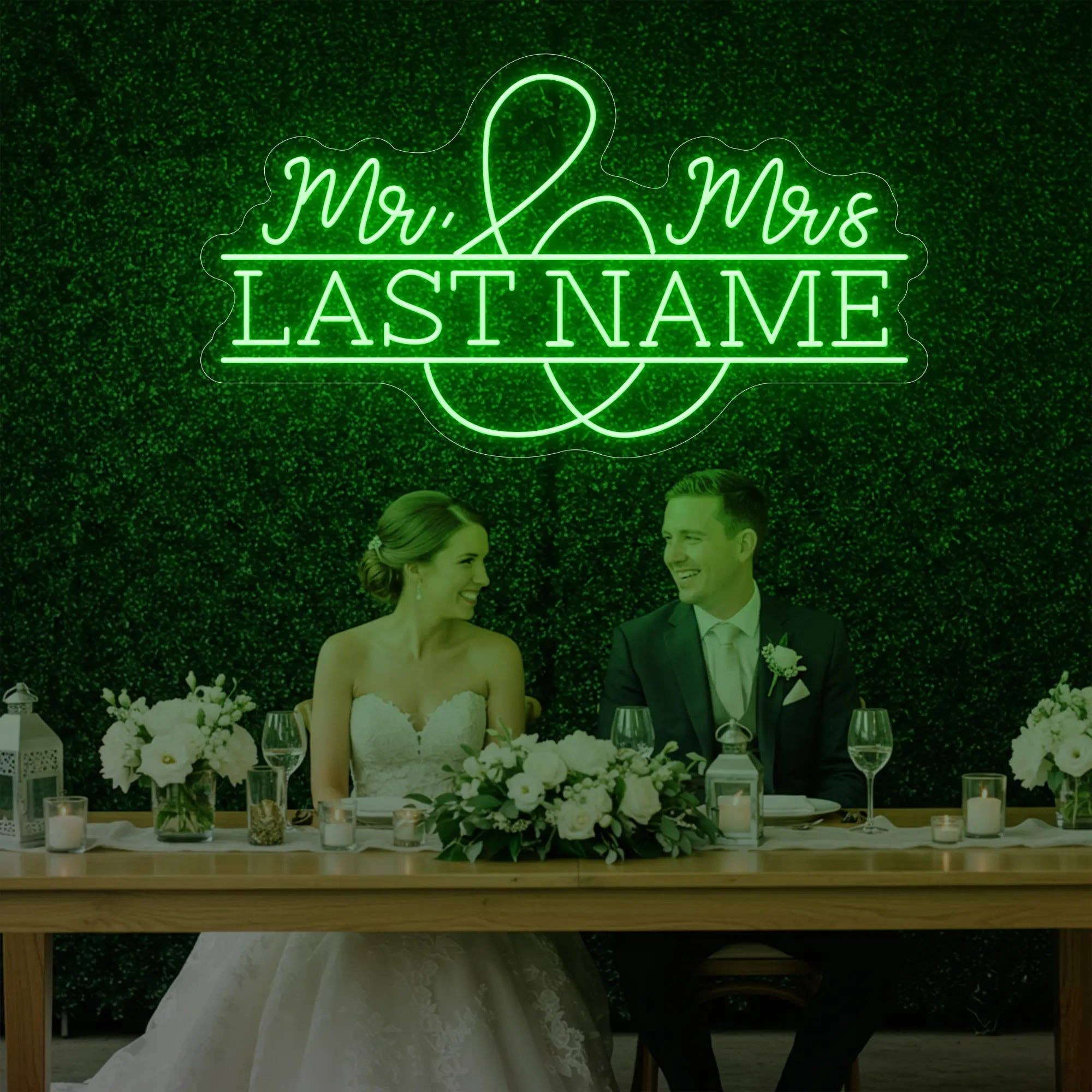 Light Your Way - Wholesale Neon Sign - Wedding Last Names Custom Neon Sign V66