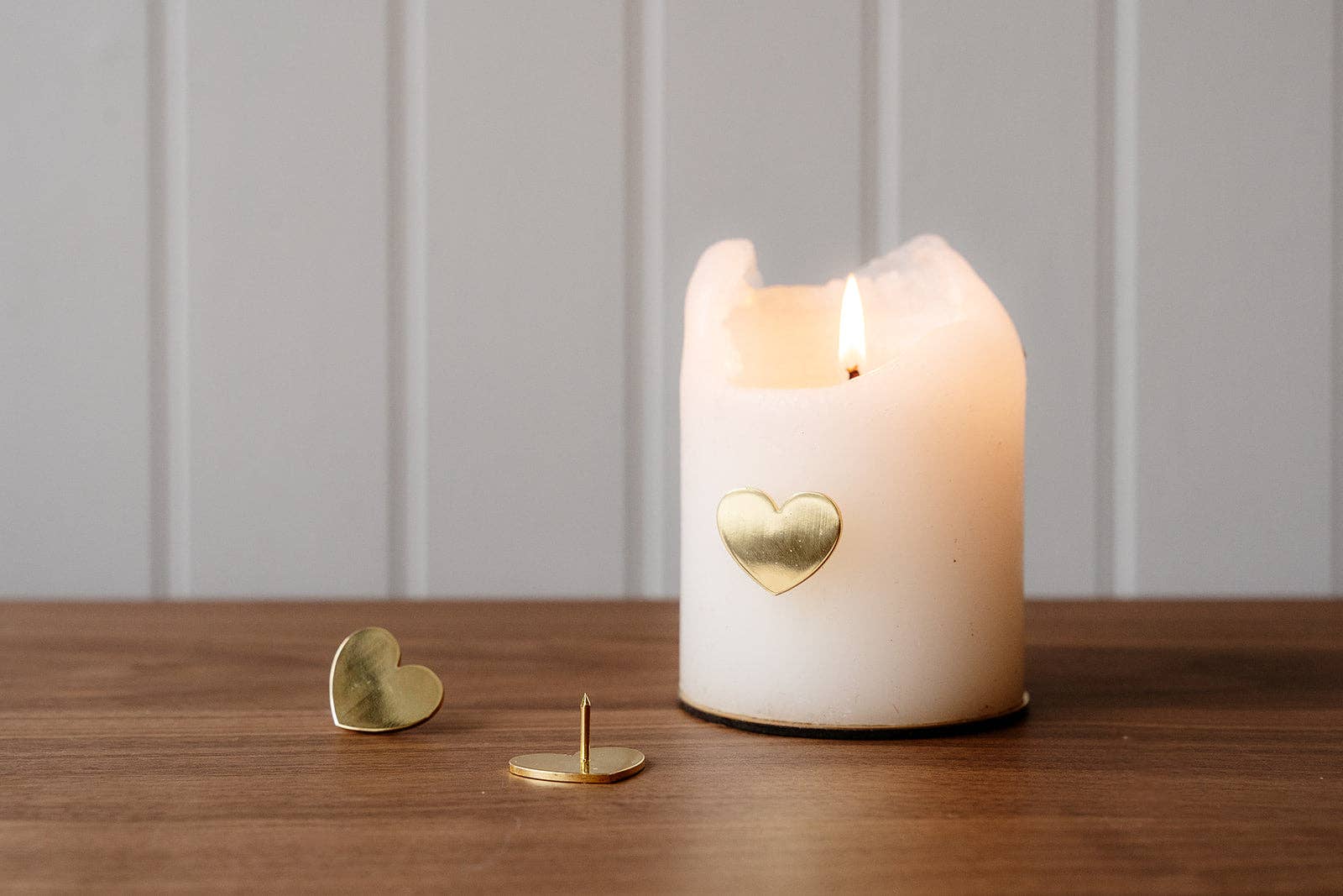 We Love Seasons EU - Vente Décoration de Noël - Cœurs à épingle dorée0