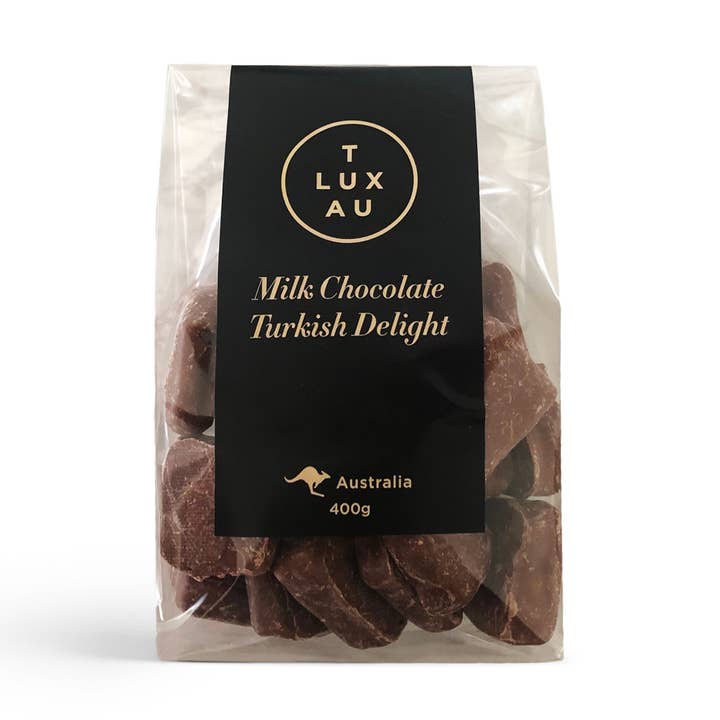 Large - Milk Chocolate Turkish Delight 400g for wholesale by TLUXAU