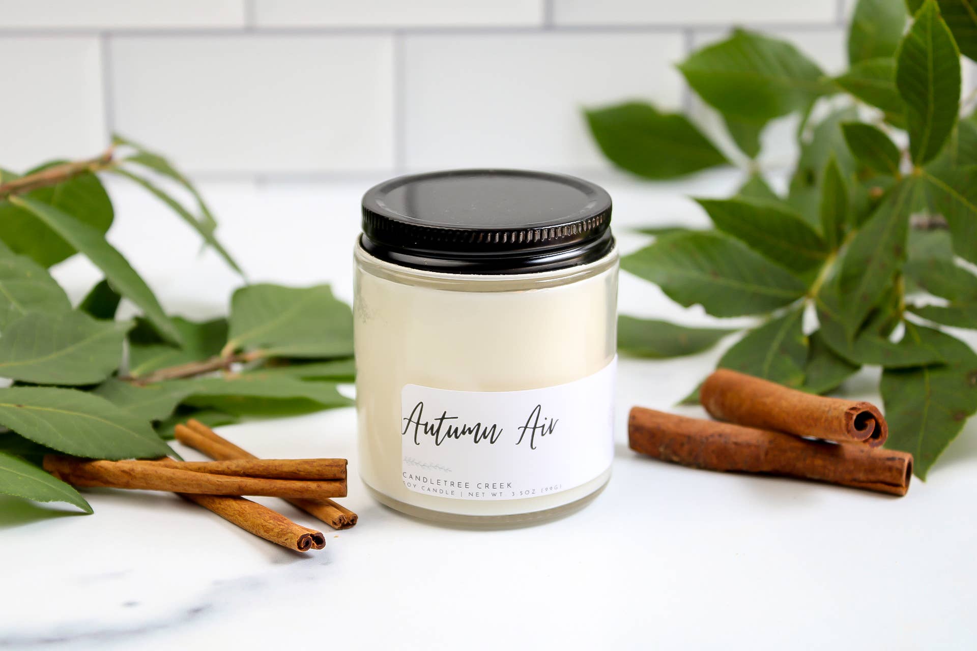 Candletree Creek - Wholesale Jar/Filled Candle - Autumn Air 3.5oz Candle