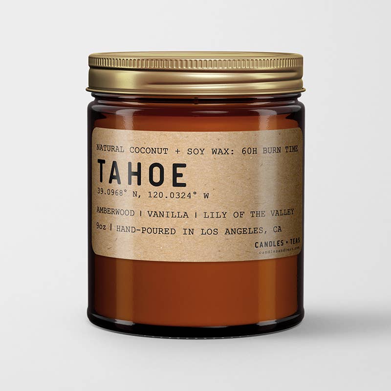 Candlefy - Wholesale Jar/Filled Candle - Lake Tahoe California Candle: Natural Coconut Soy Wax Candle3