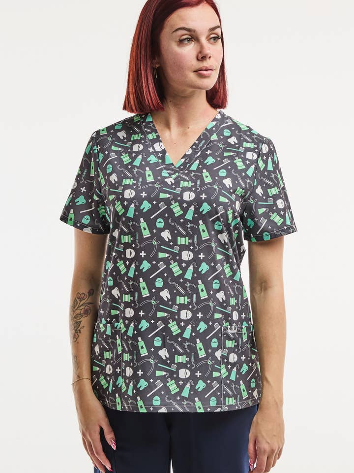 AELIN - Wholesale Tunic - Women's - Tunique Médicale Stretch - Femme - Soin de Sourire