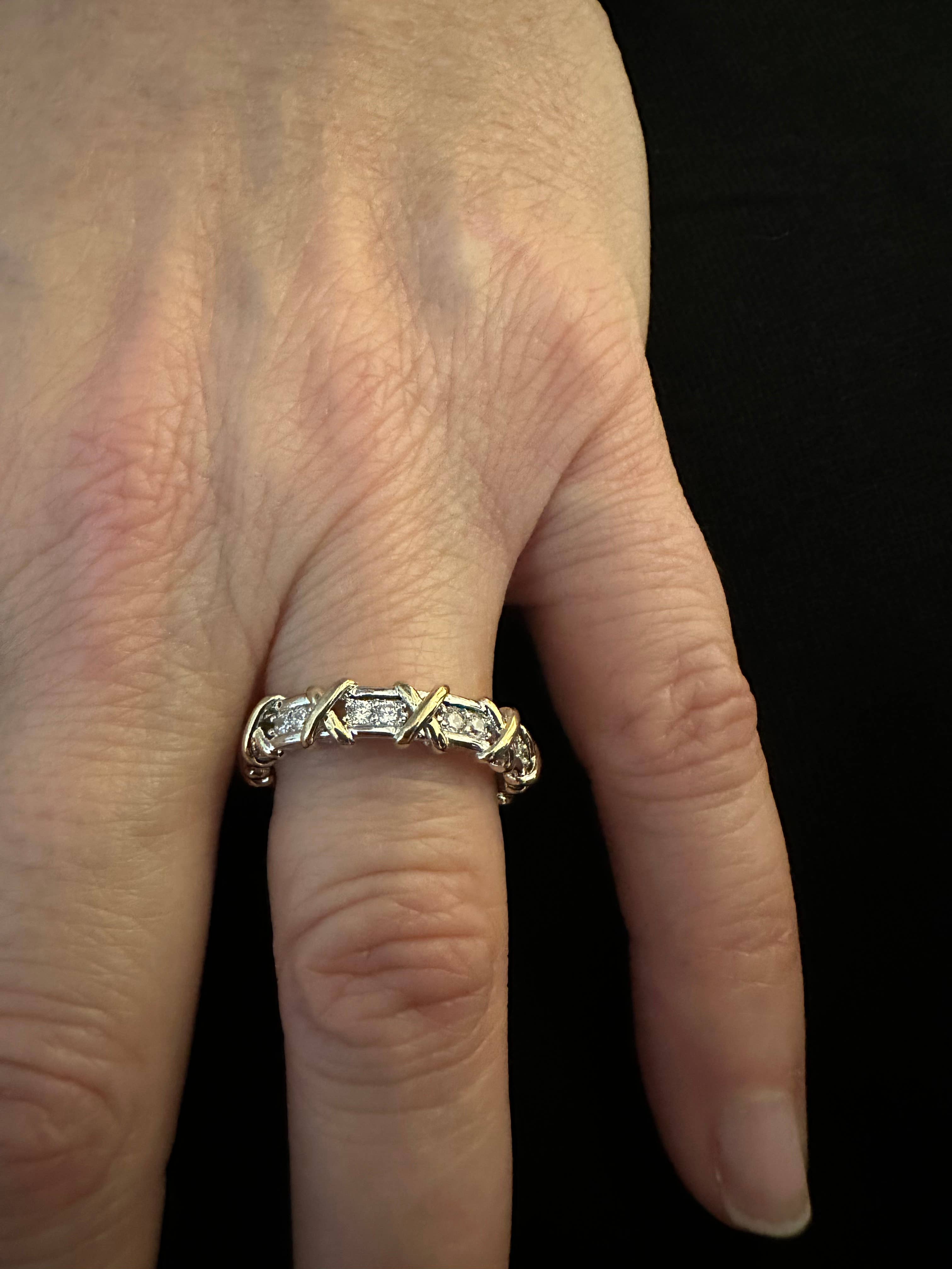 My Best Kept Jewelry – Anel multi-pedra por atacado – Conjunto de canais X Ring3