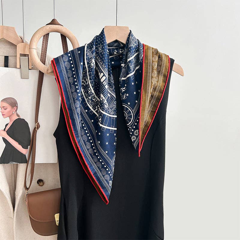 Marayn - Wholesale Scarf - Women's - Luxury Silk  Wool Scarf Chic Style 202528