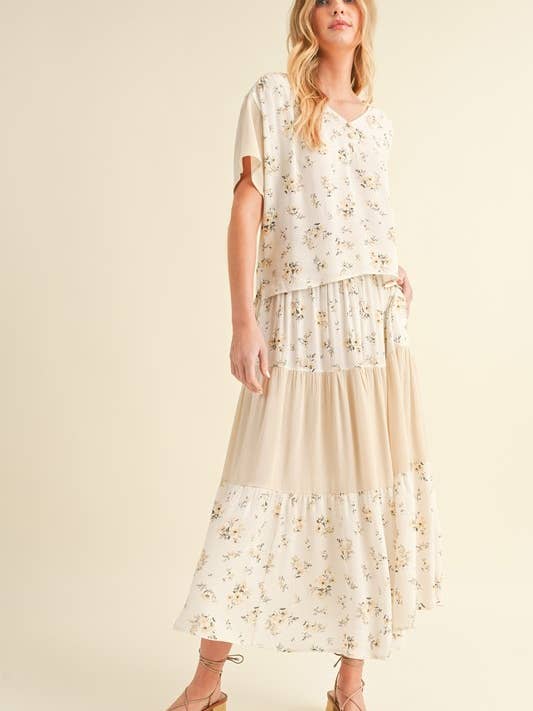 Damernas flödande blommiga set för wholesale av Yelete