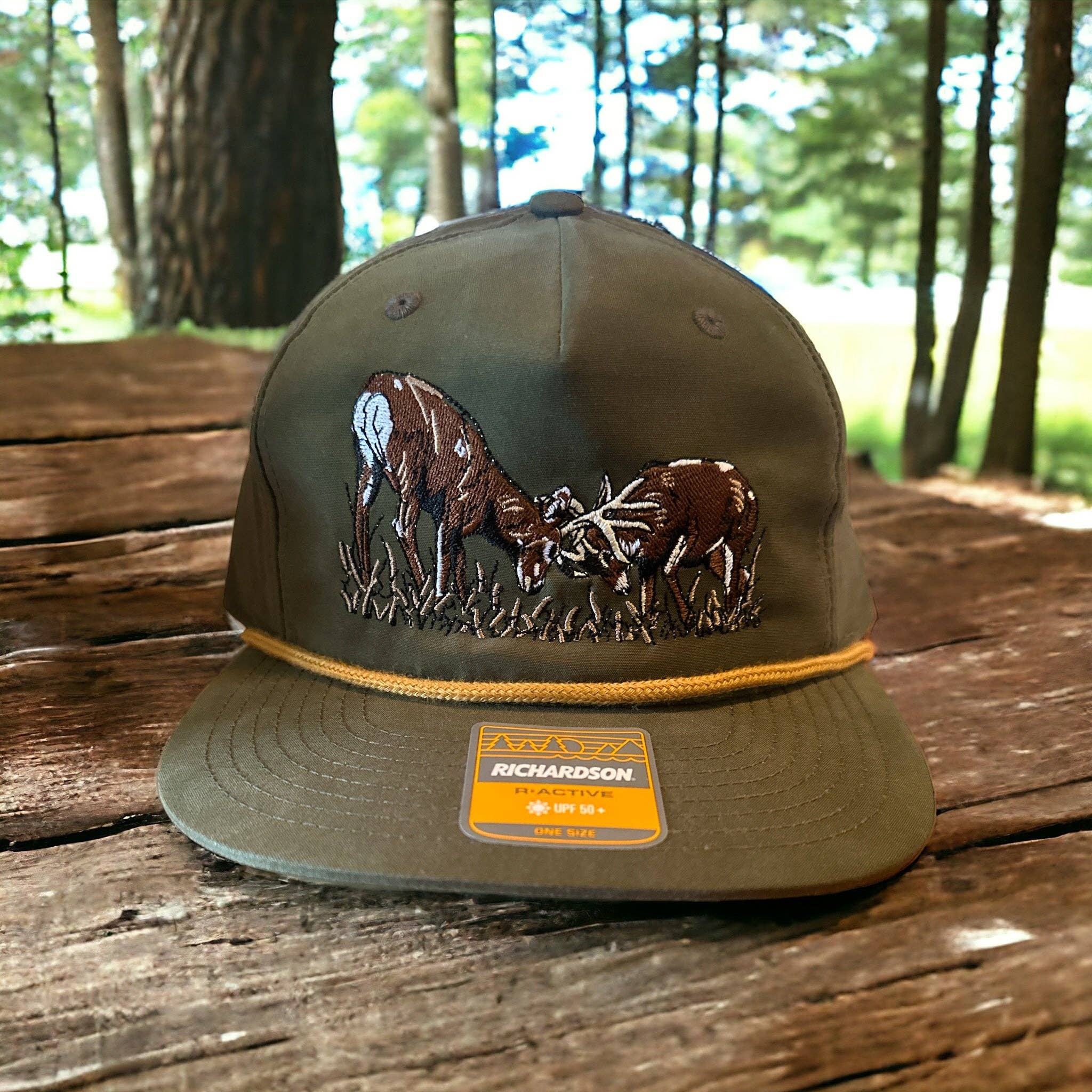 Outdoor Shirt Co. - Wholesale Trucker Hat - Unisex - Fighting Bucks - Mossy Oak Bottomland2