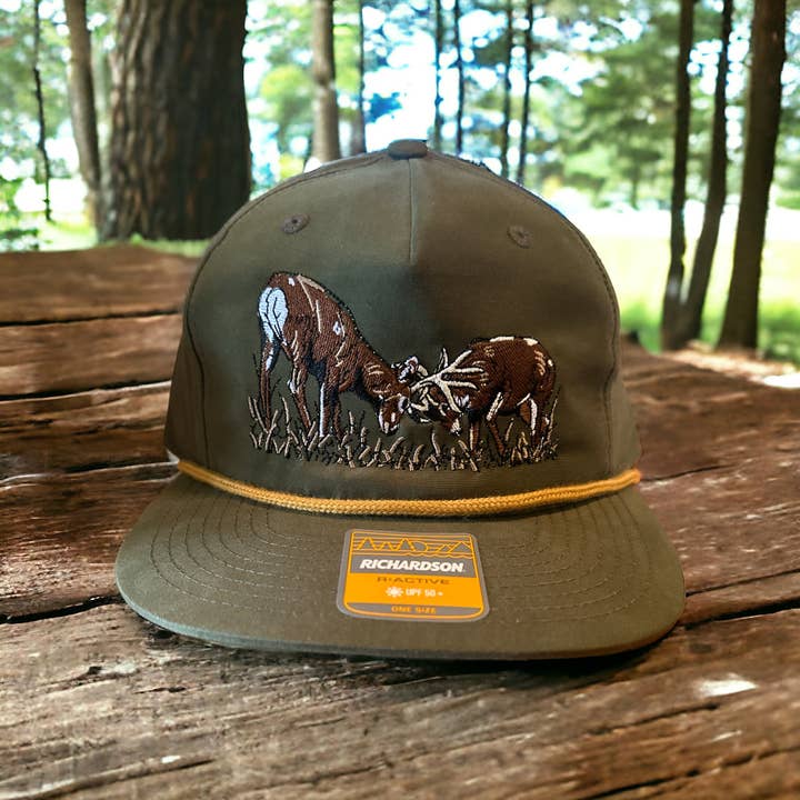 Outdoor Shirt Co. - Wholesale Trucker Hat - Unisex - Fighting Bucks - Mossy Oak Bottomland2