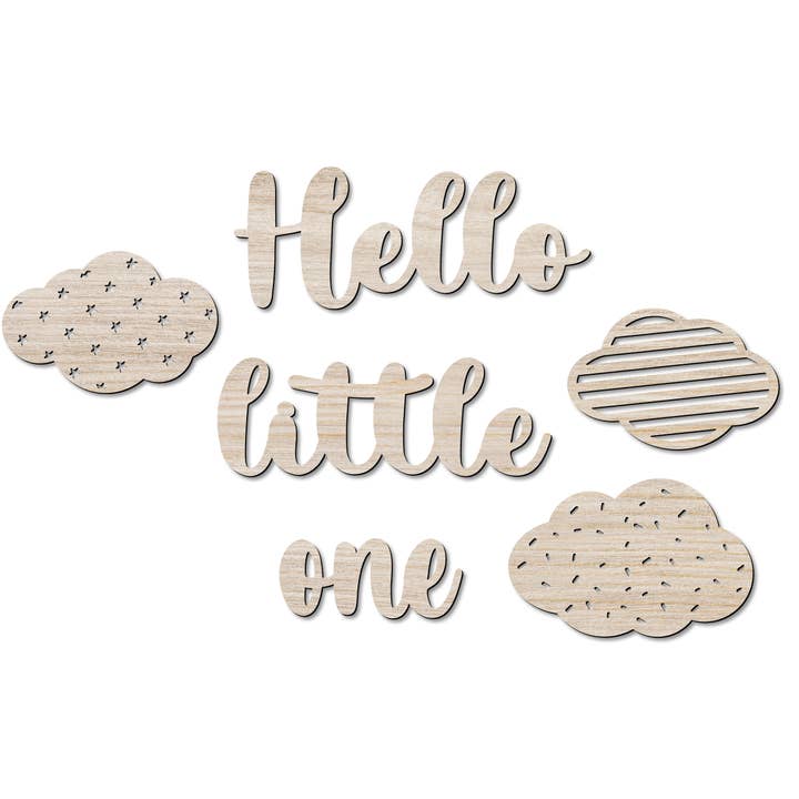 Trädekoration - Hello little one för wholesale av Papierdrachen
