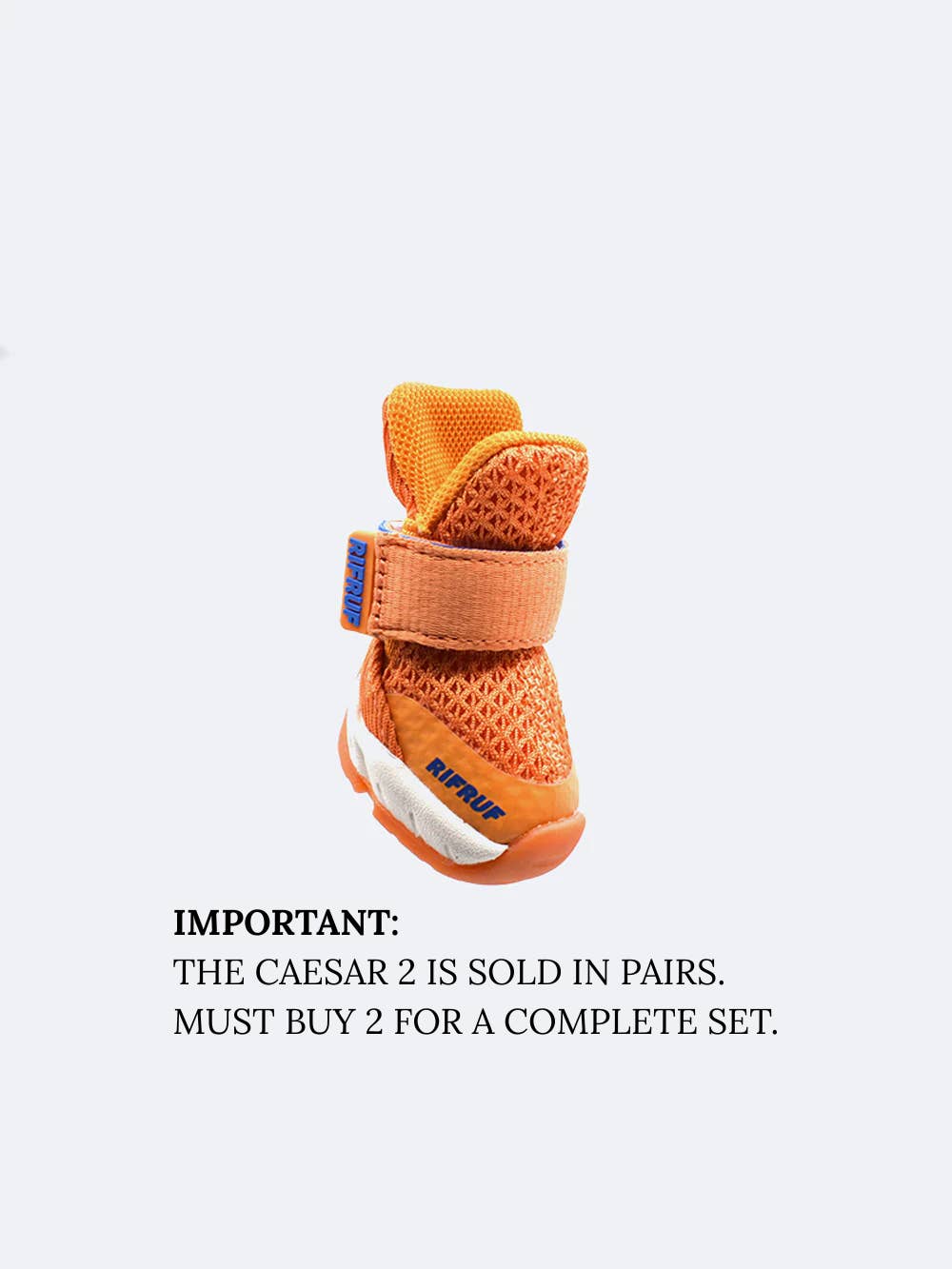 RIFRUF - Wholesale Hondenlaarzen - Hond - Caesar 2 Honden Sneakers - Paar van 2 Schoenen