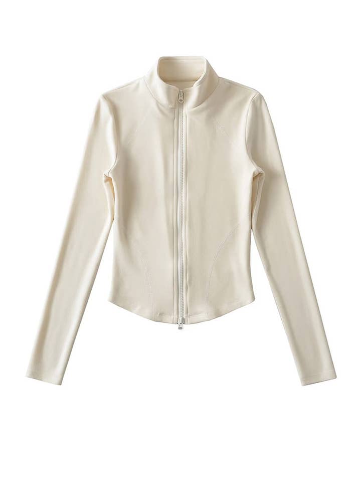 safistyle - Wholesale Athletic Top - Women's - Solid Zip-Up Top14