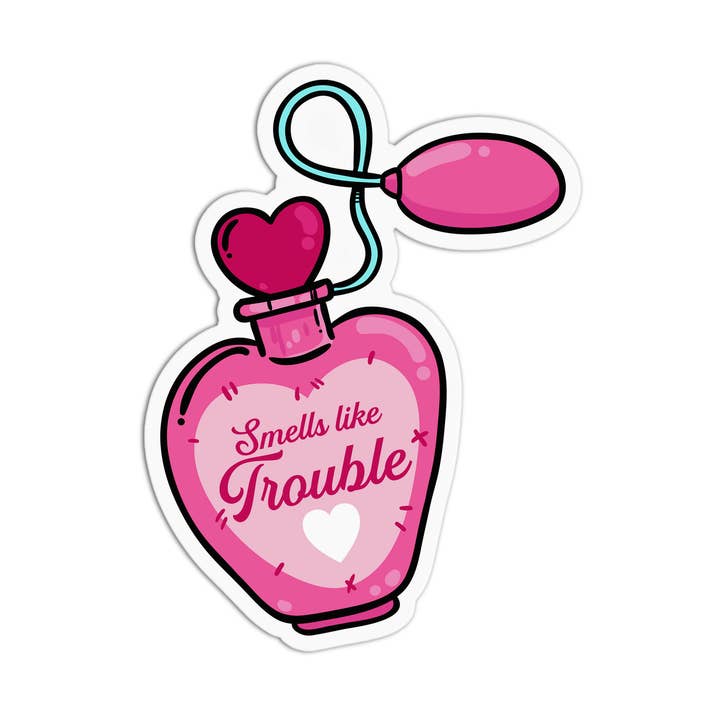 Cadar' Meninas Cheira a Problemas Autocolante Texturado Vinil por atacado de Girls Printing House