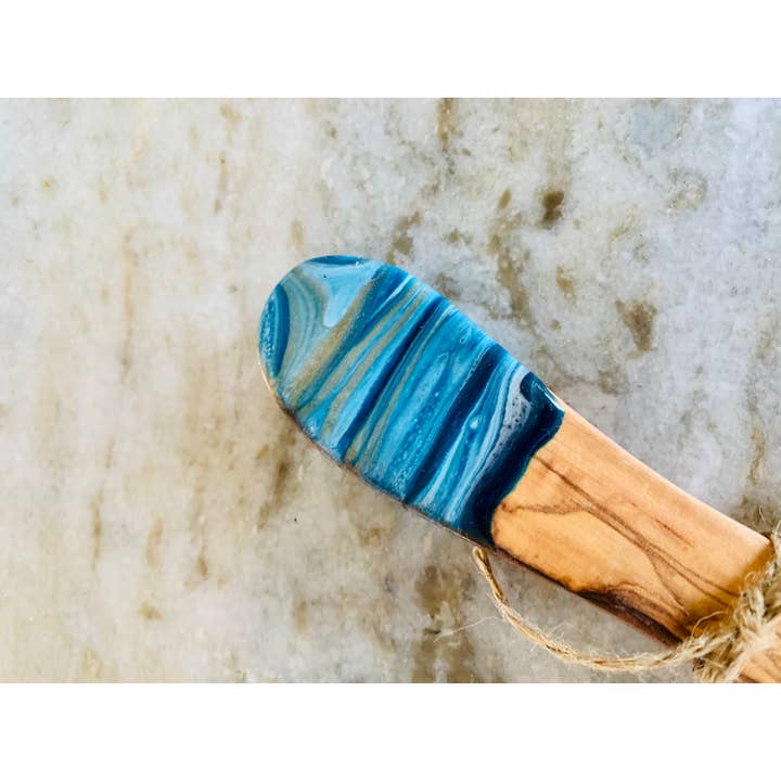 Nikita Fine Art LLC - Wholesale Cheese Spreader - Olive Wood spreader3