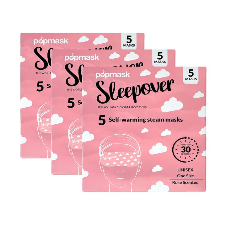 Sleepover Self-Heating Eye Mask Bundle for wholesale by Popmask London