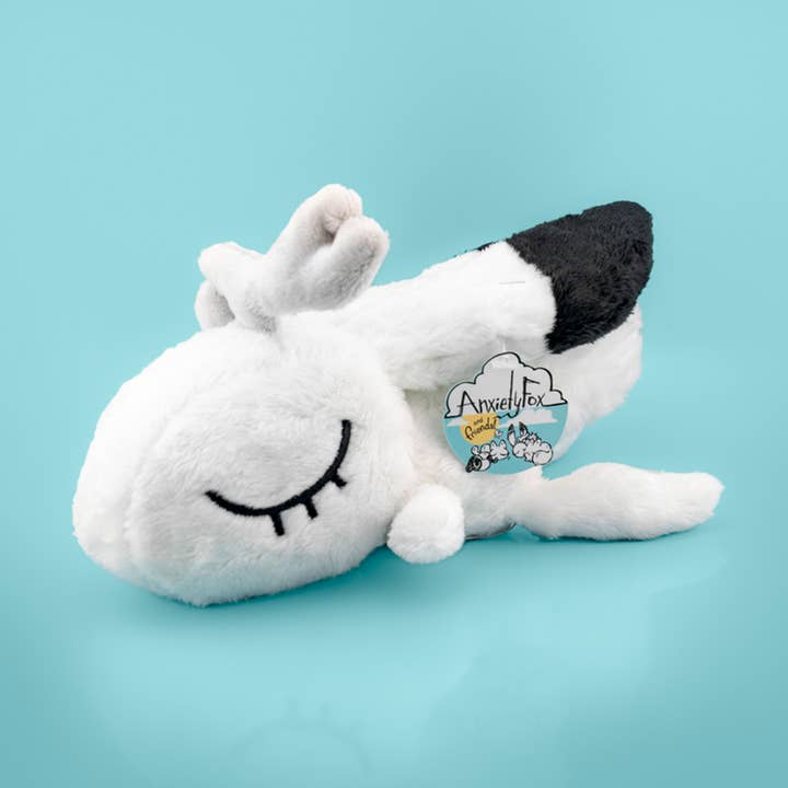 Peluche lapin de soutien moelleux pour la vente par Anxiety Fox