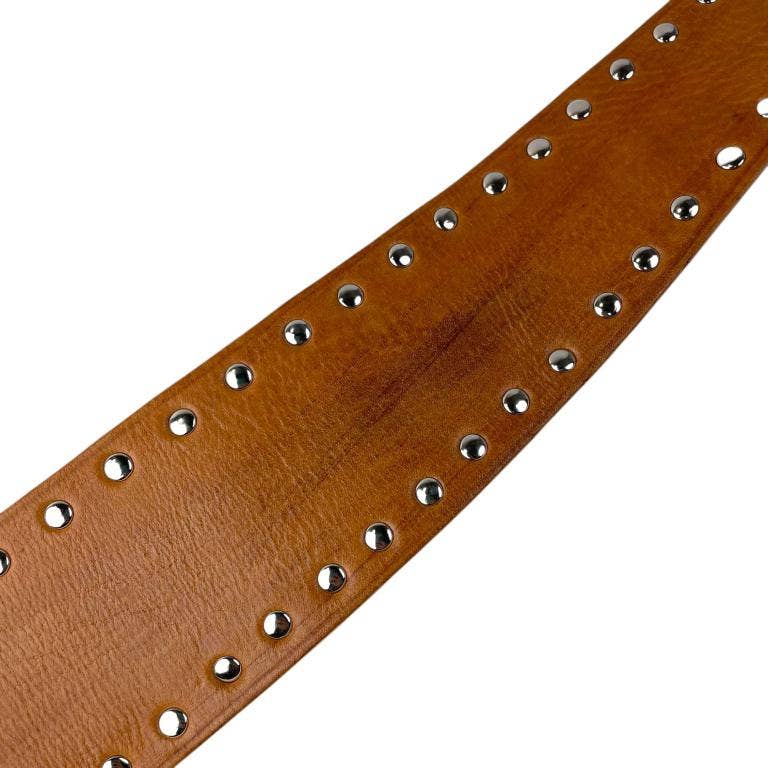 Chenson & Gorett - Wholesale Belt - Women's - Exclusive Handmade Leather Belt with Many Studs B2B6
