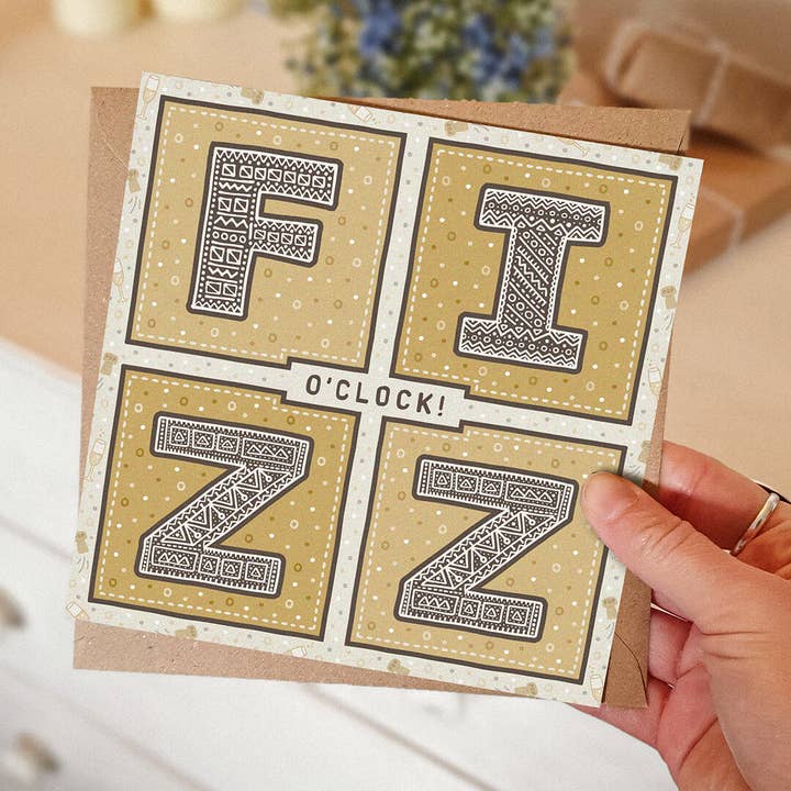 Jess A Little Creative - Wholesale Congratulations Card - Fizz O'Clock Prosecco Congratulations Card1