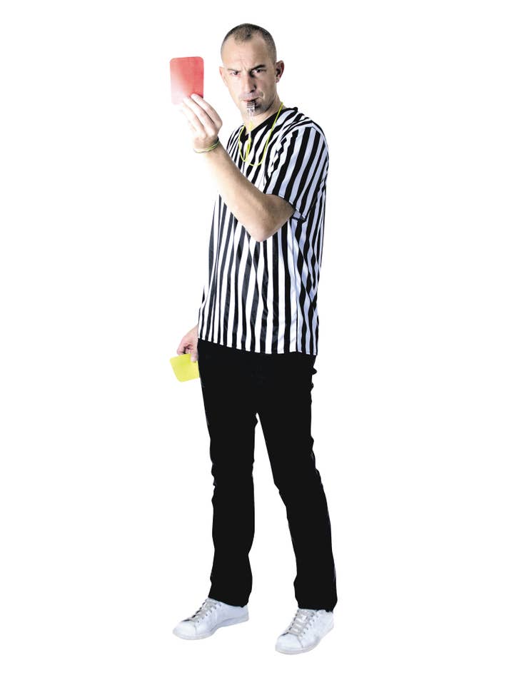 Party Pro - Vente Déguisement – unisexe - T SHIRT ARBITRE