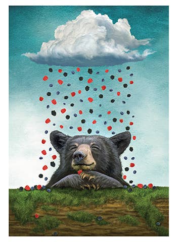 A Bear's Dream - Artist: Paula Bella Flores - FF248 for wholesale by Masala Cards