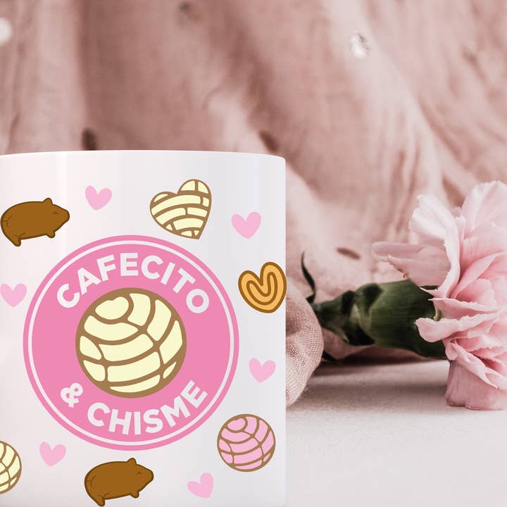 Cafecito Y Chisme Mug, Gift For Her, Gift For Him, Cup, Span for wholesale by Designs & Crafts By Mo