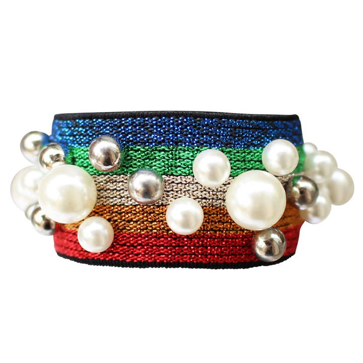 Gemelli – Engroshandel Hårbånd - Dame – Perle Stud Hair Tie26