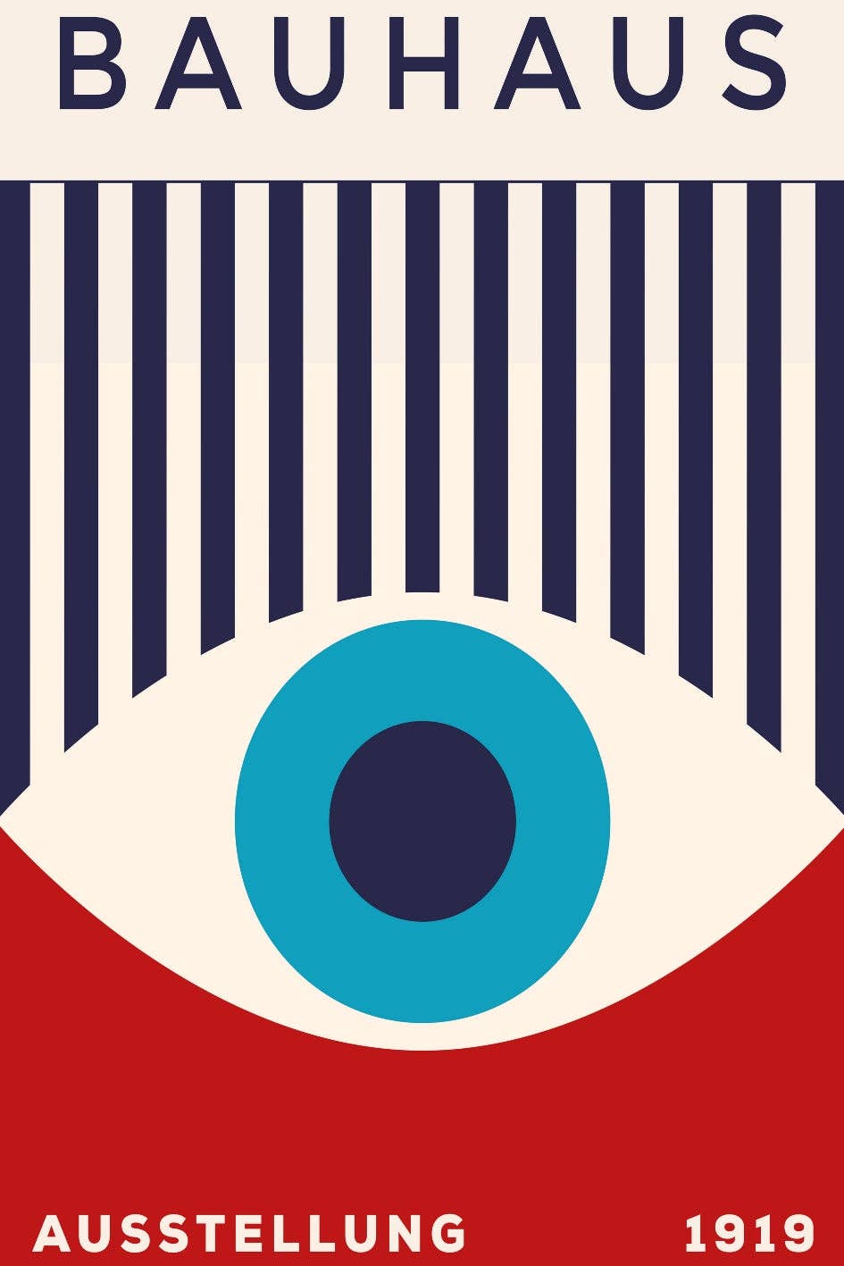 BLUE SHAKER – wholesale Konsttryck – Bauhaus 66 konsttryck i flera utföranden0