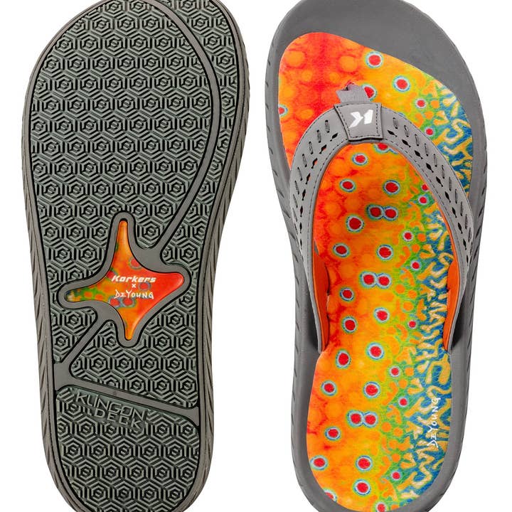 Korkers Products LLC - Wholesale Teenslippers - Heren - Fish Flip® - Beekforel2