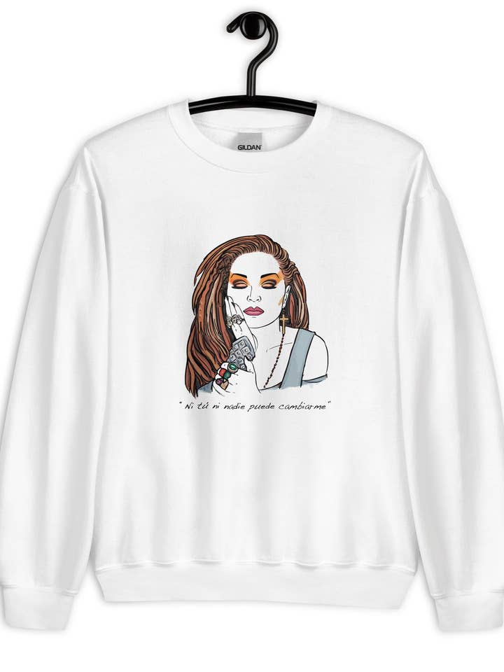 Alaska 80s sweatshirt for wholesale by El loco del Pelo Rizo