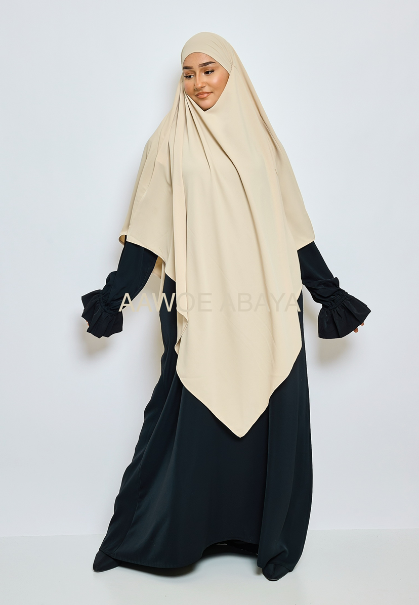 Aawoe Abaya - Vente Hijabs – femme - Khimar Maya Long Pointu - 2143-KH22