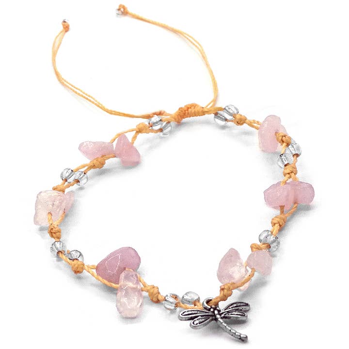 Pichincha - Vente Bracelets de cheville - Bracelet de cheville à nouer en macramé à breloques en métal4