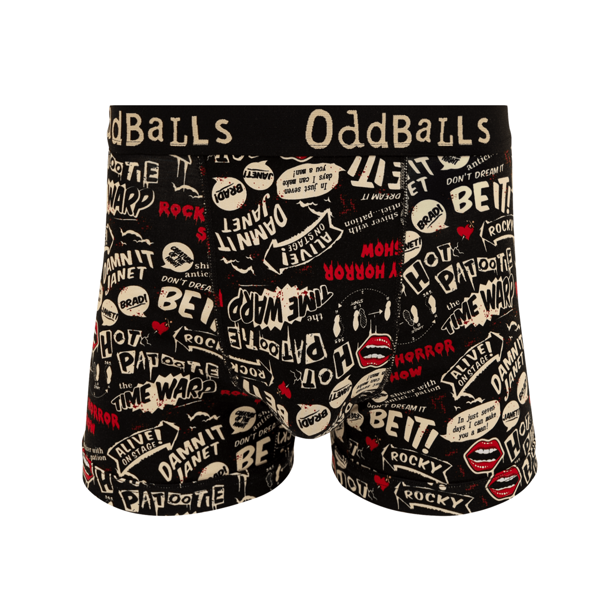 OddBalls – wholesale Underwear – Men's – Rocky Horror - Mens Cotton Boxer Shorts0