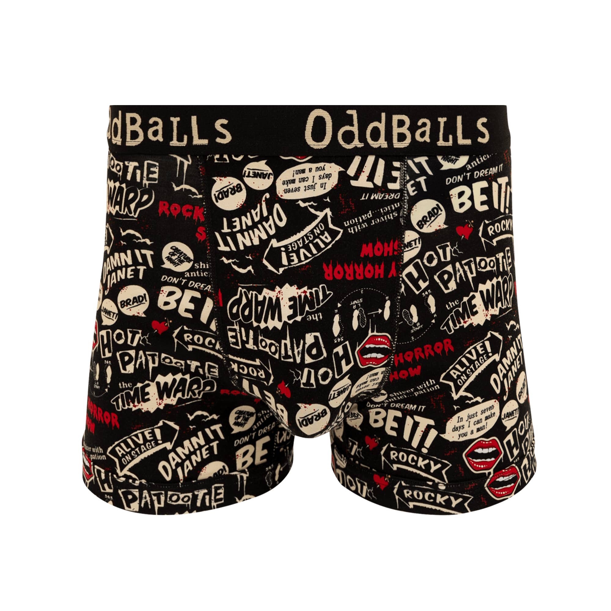 OddBalls – wholesale Underwear – Men's – Rocky Horror - Mens Cotton Boxer Shorts