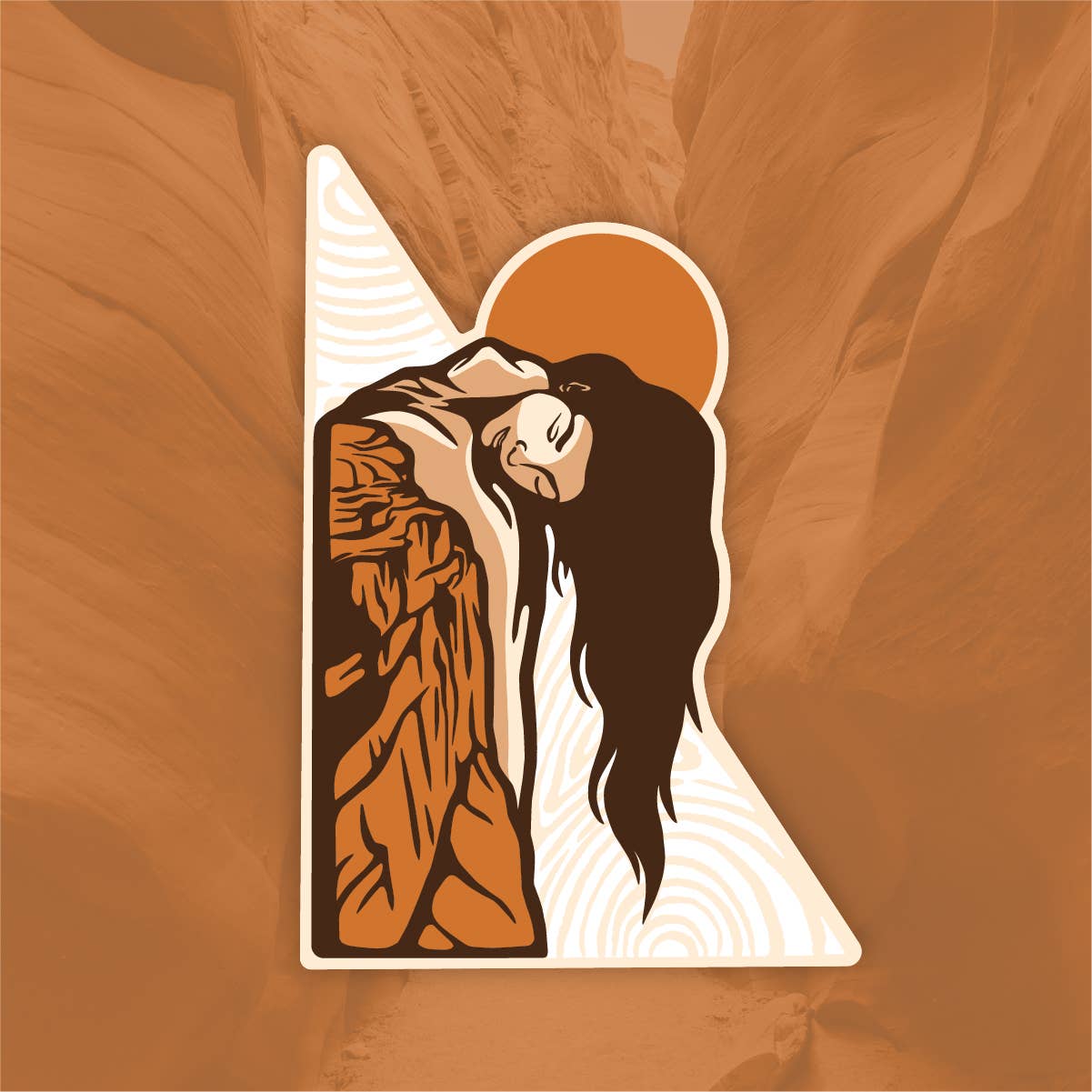 Issa Designs - Wholesale Sticker - Canyon Goddess Sticker