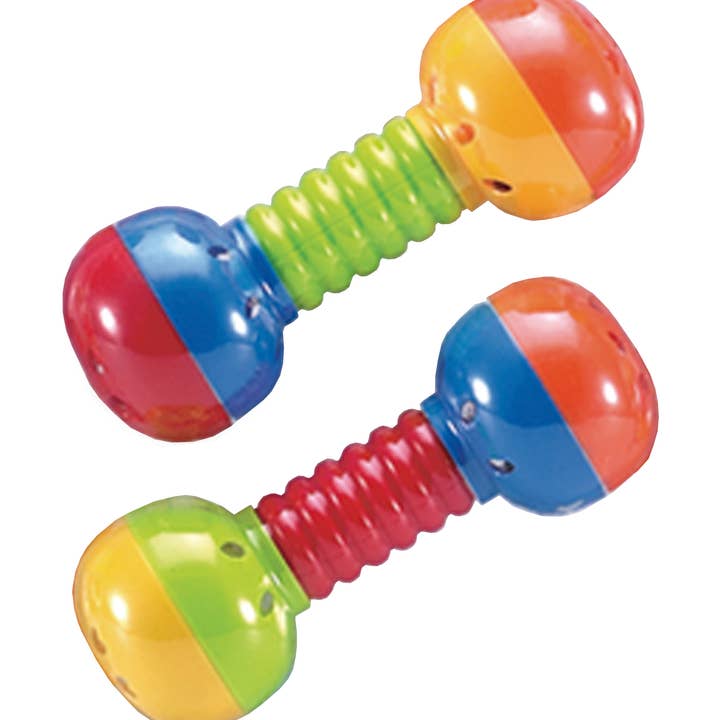 BABY BARBELLS Rattle Set for wholesale by Discovery Toys