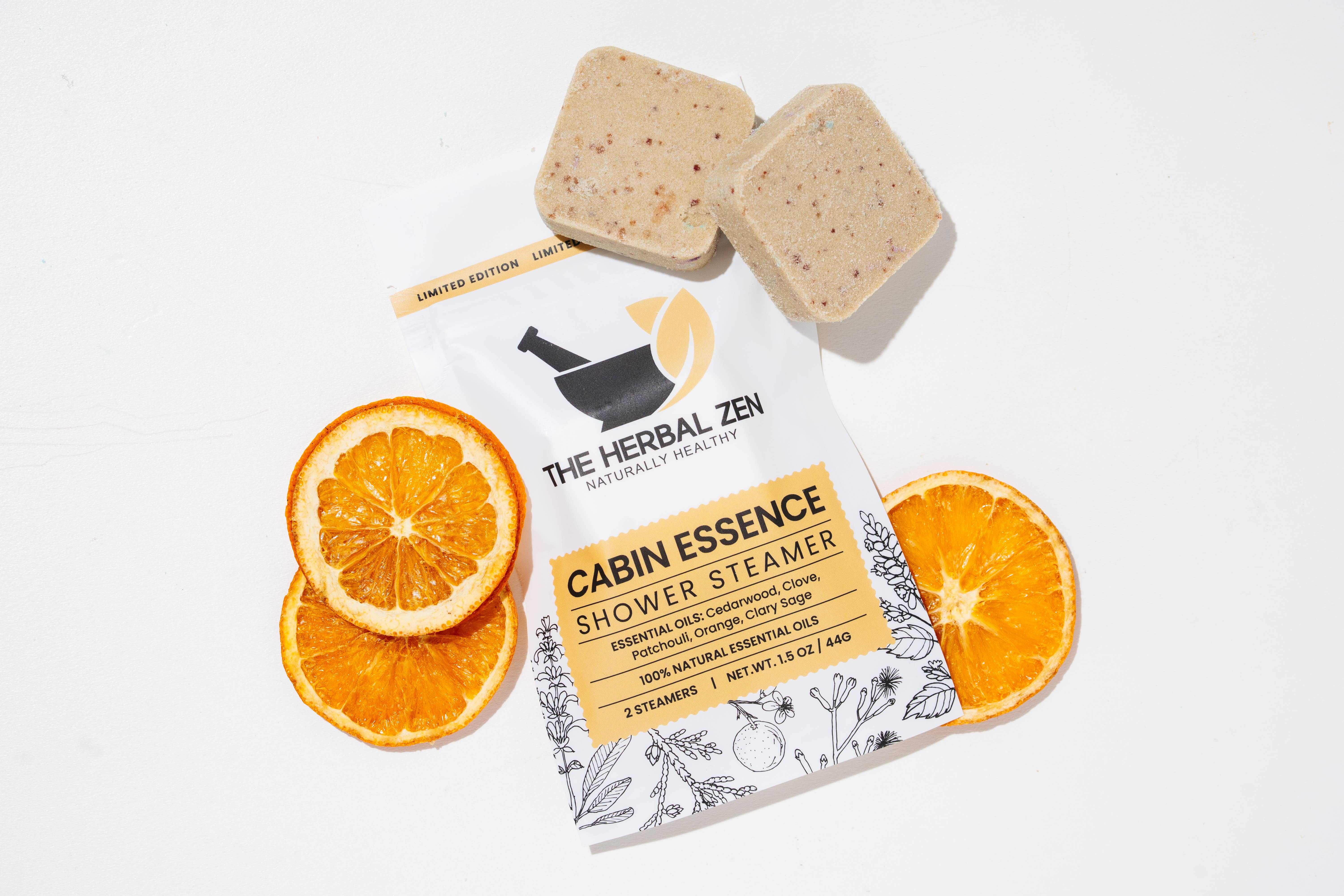 The Herbal Zen - Wholesale Shower Steamer/Bomb - Winter Shower Steamer Minis | Cozy Aromatherapy 2-Pack9