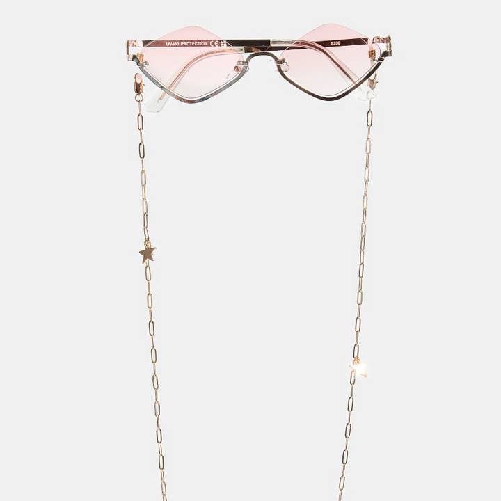 Corrente de Óculos com Estrelas por atacado de The Looks by Fame Accessories
