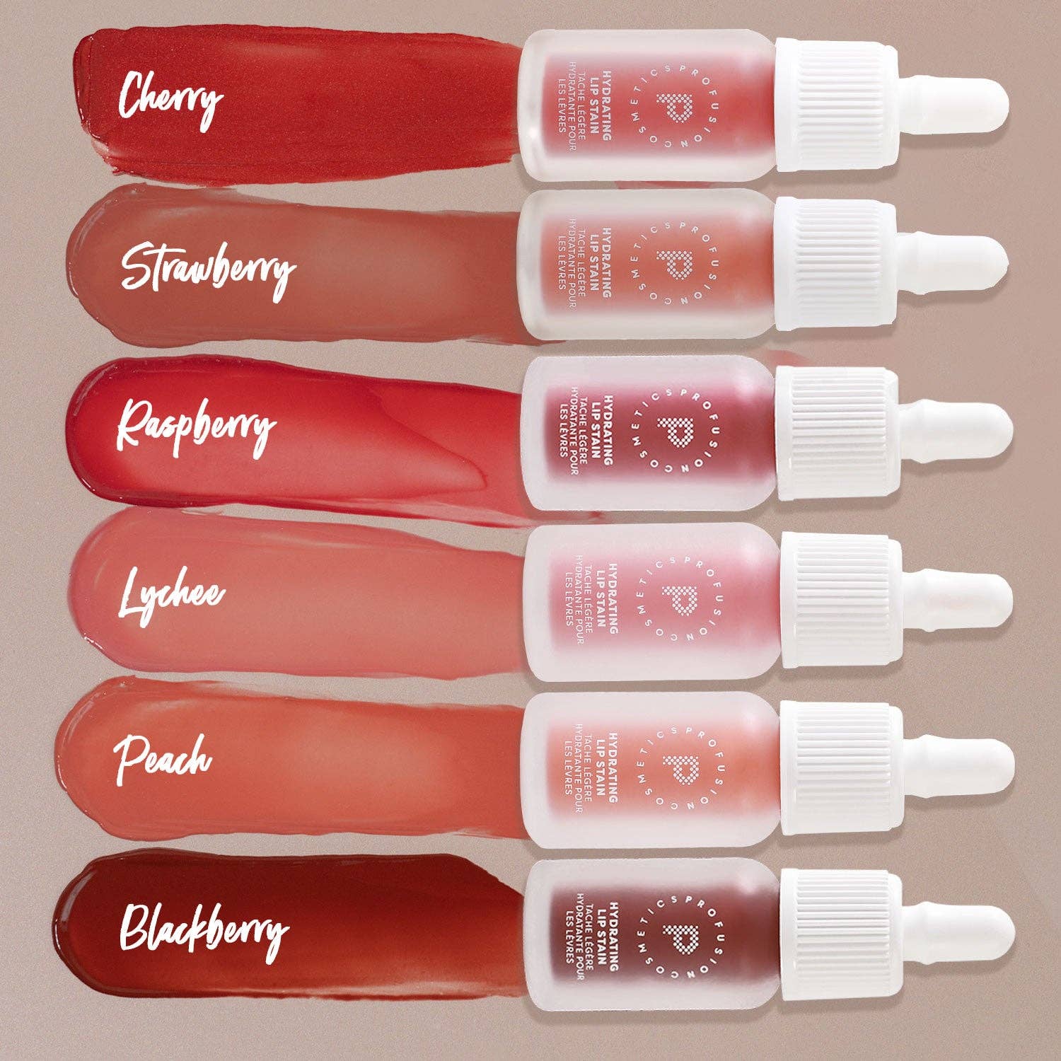 Profusion Cosmetics - Wholesale Lip Stain/Dye/Tint - Hydrating Lip Glaze Stain for Long-Lasting Glossy Finish7