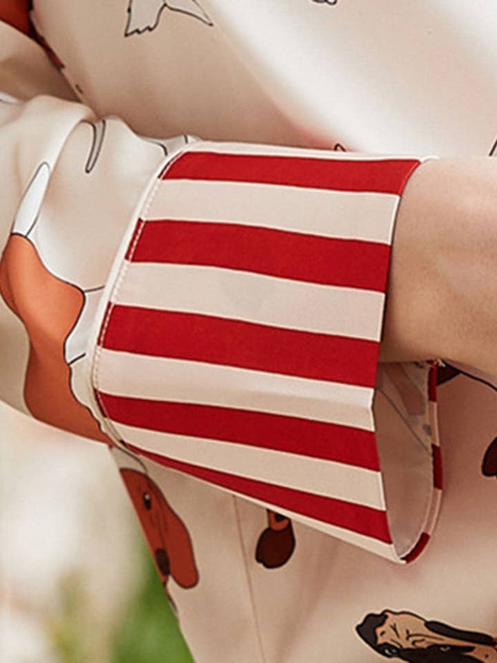 MEHRFACH Verspieltes Tiermuster-Pyjama-Set #2 für den Großhandel auf Faire6