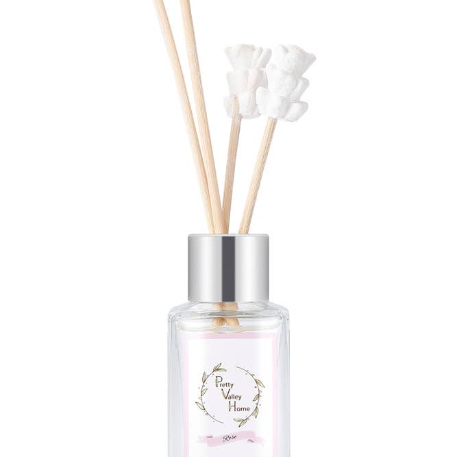 Pretty Valley Home - Wholesale Reed Diffuser - Mini ceramic diffusers - Rose 30ml