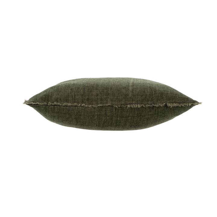 Indaba Trading - Wholesale Throw/Decorative Pillow - 20x20 Lina Linen Pillow Avocado