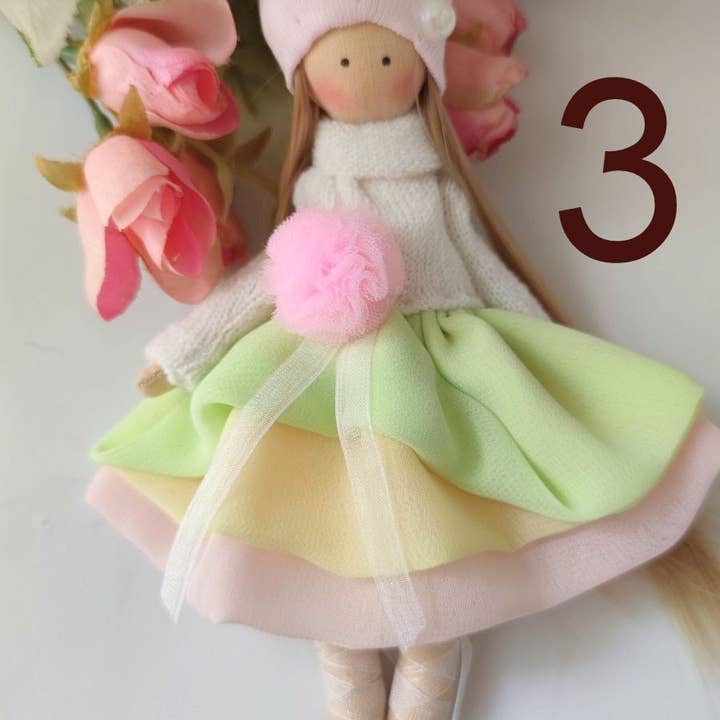 ChernikovaNataliya - Wholesale Doll – Kids - Small Textile Pocket Dollhouse Doll with Softie Angel Fairy7