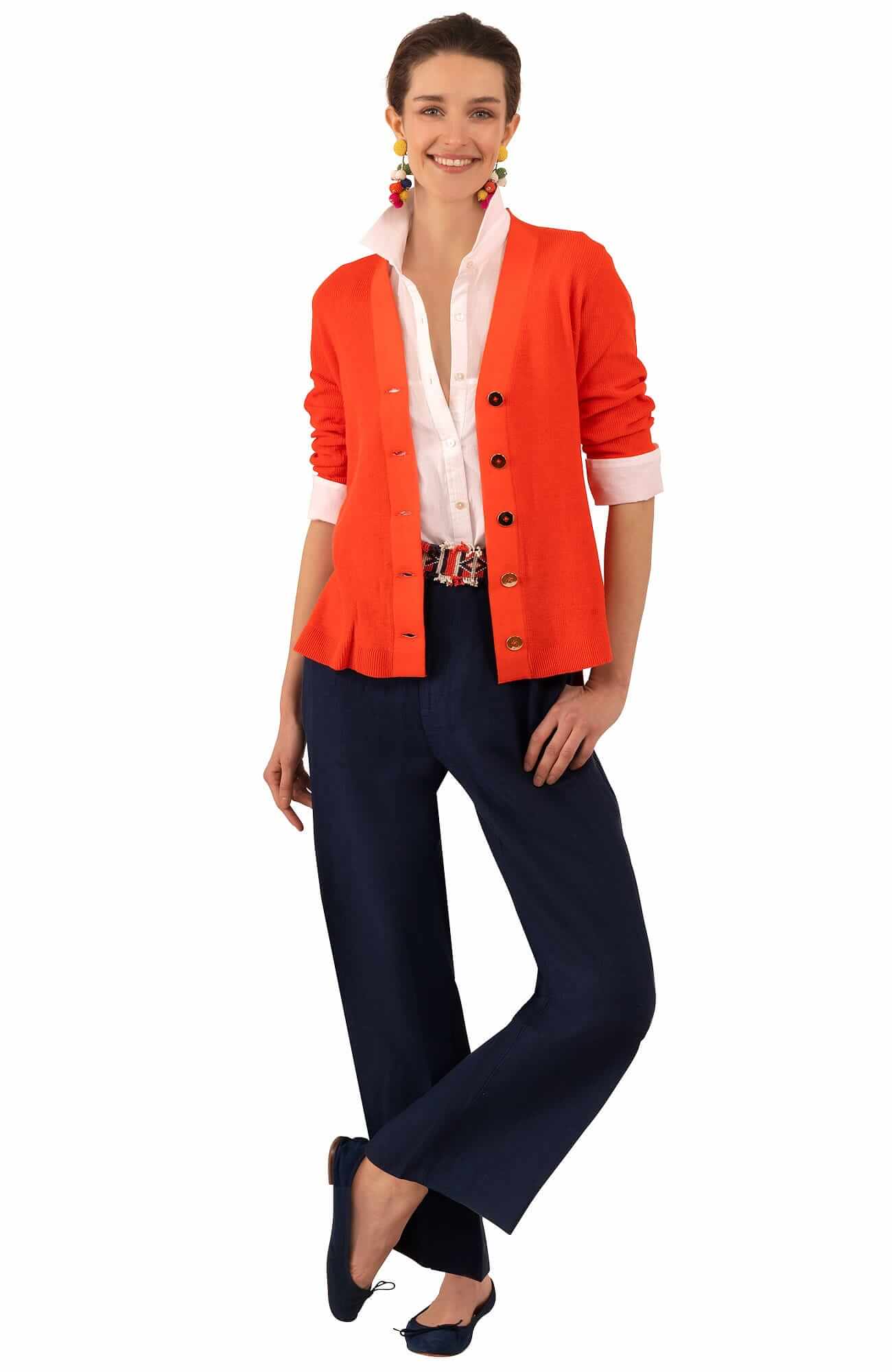 Gretchen Scott LLC - Wholesale Pants - Women's - Bacall Linen Trousers - La Di Da9