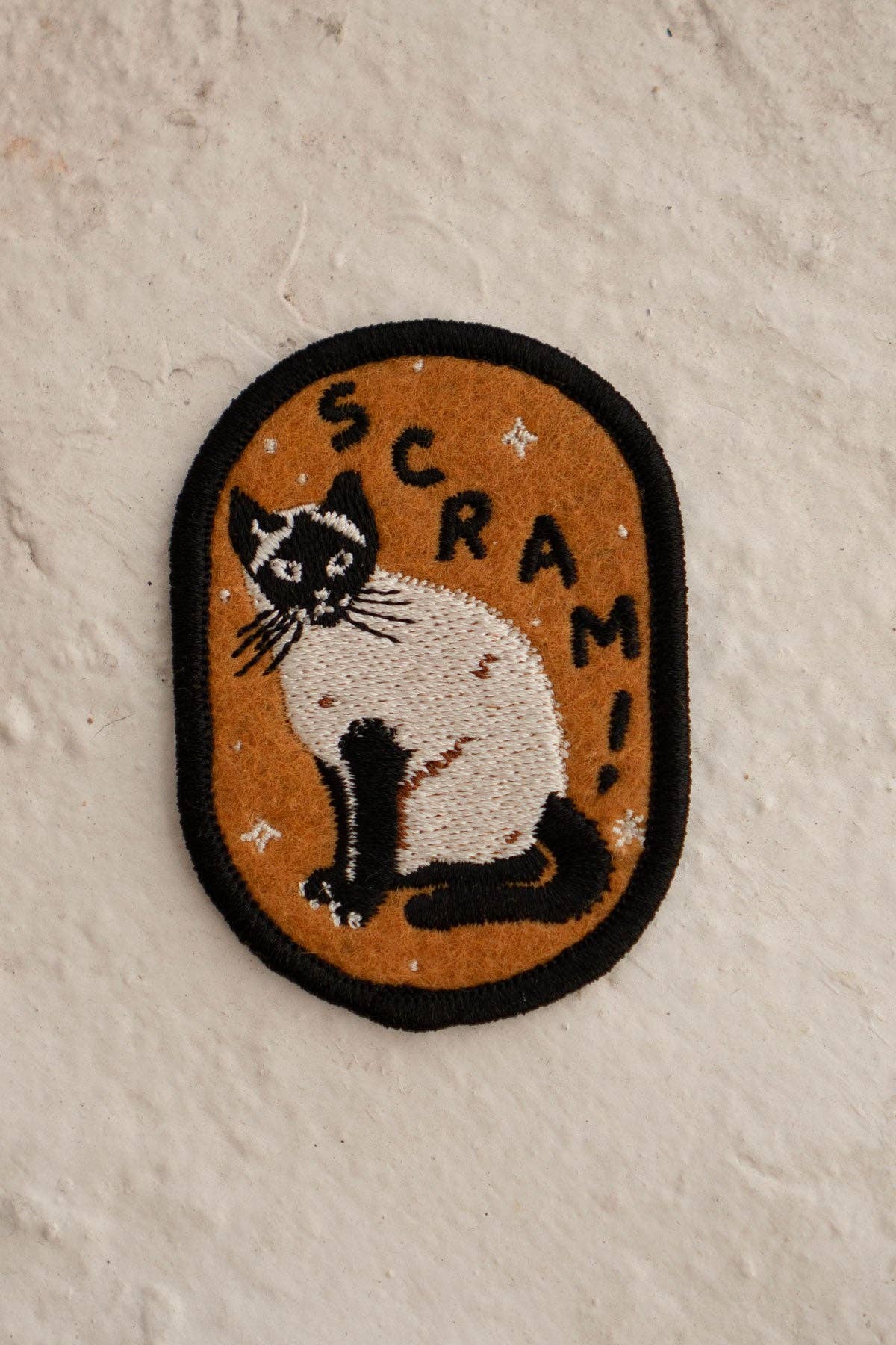 Stay Home Club - Wholesale Patch - Scram - Felt Sticky Patch0