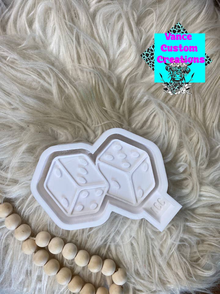 Stampo Dice Freshie per la vendita all'ingrosso da parte di Vance Custom Creations
